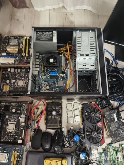 Компьютерные комплектующие одним лотом