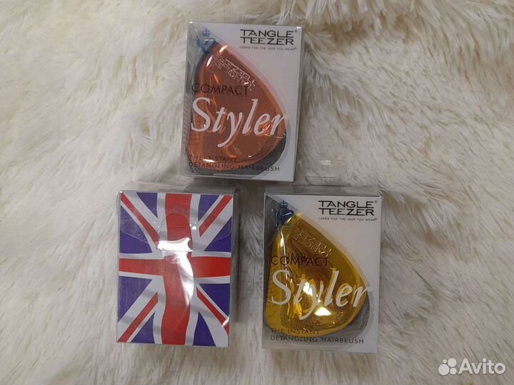 Массажная расческа компактная tengle teezer