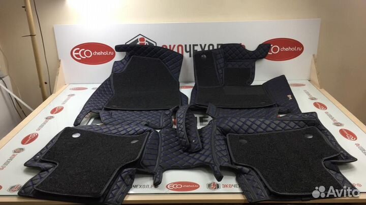 3D Коврики Audi A8 3 D4 D5 Long Экокожа