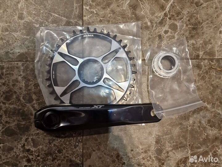 Гидравлические тормоза shimano deore xt 8100 шатун