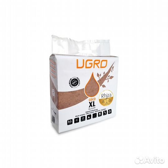 Кокосовый субстрат UGro XL Rhiza