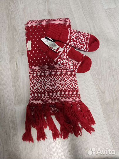 Шарф и варежки Ostin