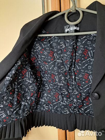 Пиджак на девочку 122 рост