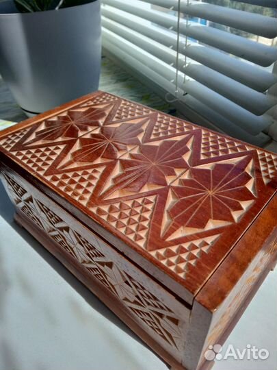 Шкатулка деревянная СССР