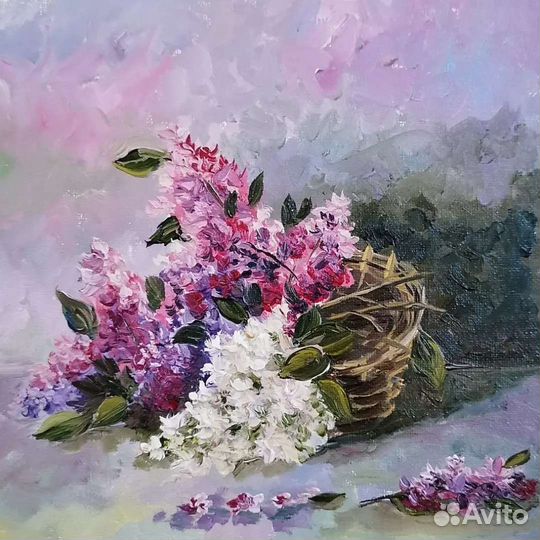 Картина маслом на холсте пейзаж