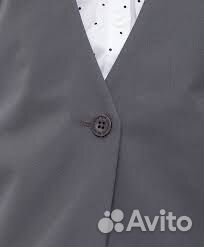 Жилет для девочки удлиненный р.164,170