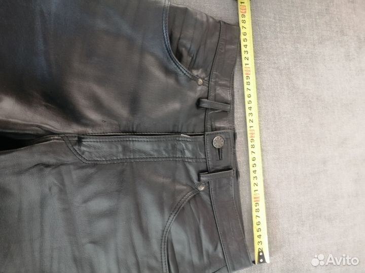 Брюки кожаные