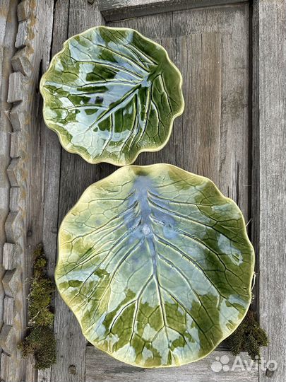 Керамическая тарелка ручной работы