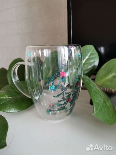 Кружка с двойным стеклом