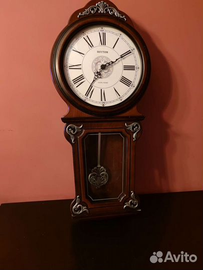 Настенные музыкальные кварцевые часы rhythm CMJ380