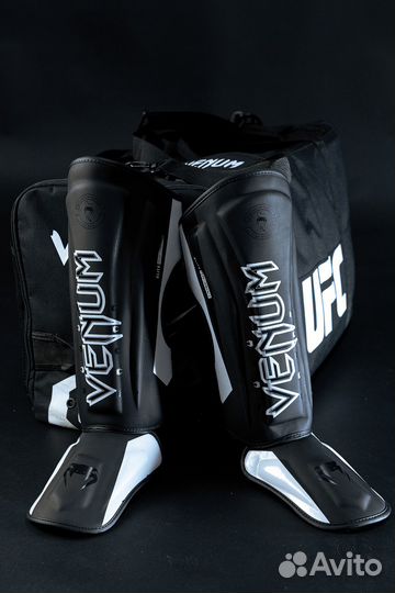 Защита голени и стопы Venum Black