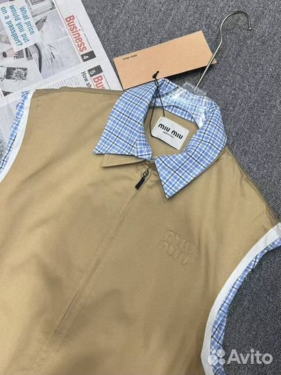 Жилет MIU MIU премиум коллекция 2025