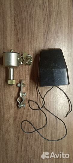 Фара и генератор велосипедные. СССР, комплект