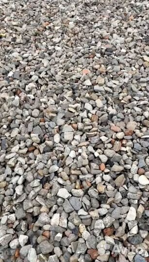 Щебень гравийный любых фракций