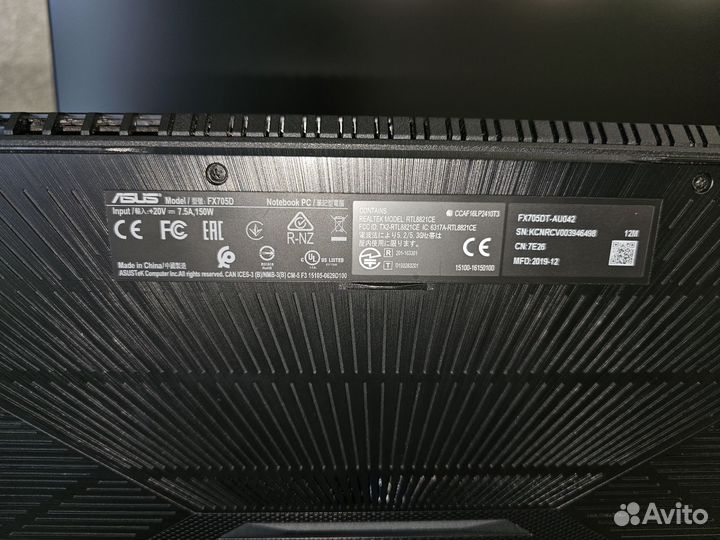 Игровой ноутбук Asus tuf gaming fx705dt-au042 17