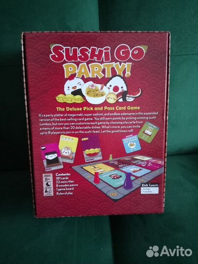 Sushi go party, по всем фронтам настольная игра