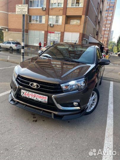 Сплиттер переднего бампера LADA Vesta Веста