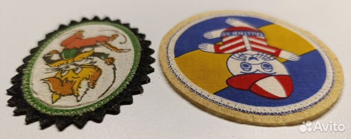 Нашивки: Тюлень Вигри Олимпиада 80 и кот СССР