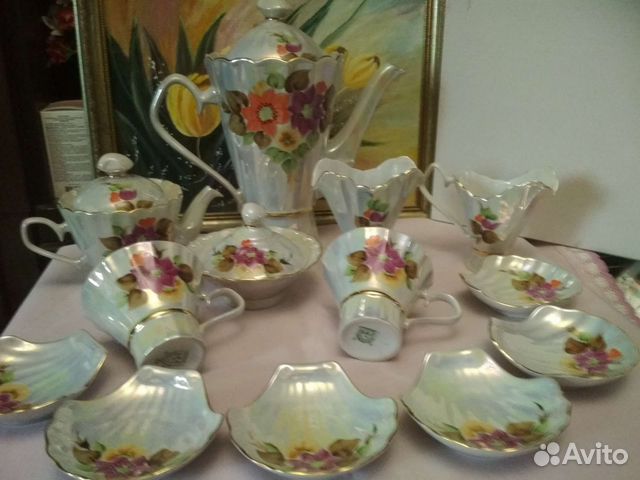 Наборы Коростень чайник и блюдо