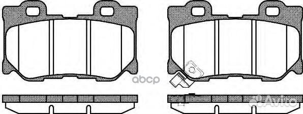 1365 01 D4060JL00A колодки дисковые з Infini