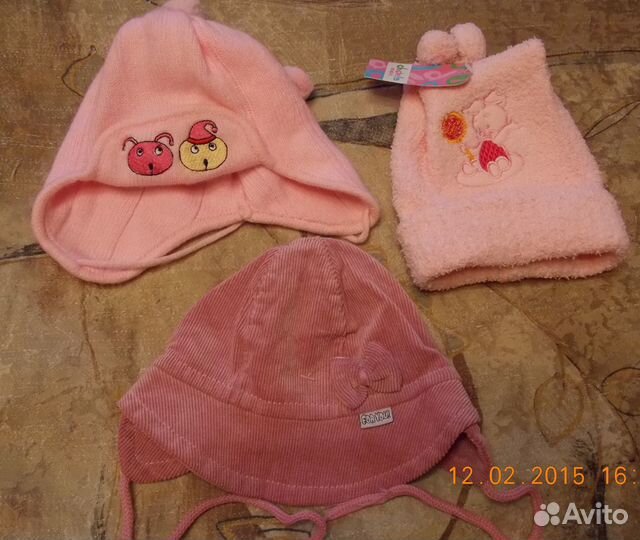 Шапочки перчатки