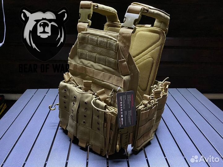 Плитник с подсумками (олива и песочный)