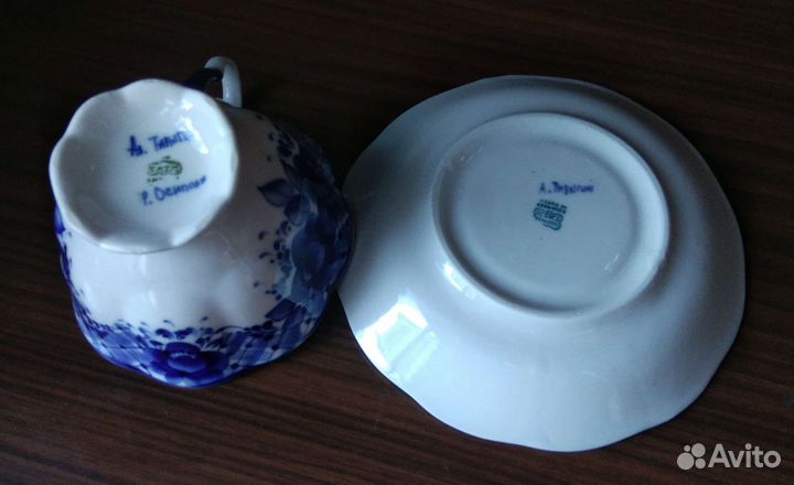 Чайная пара. Гжель