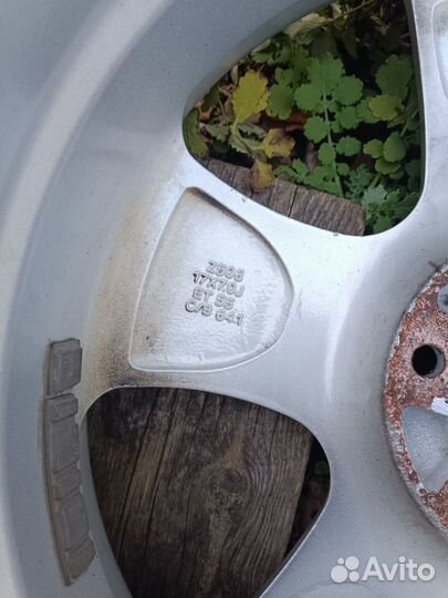 Колеса в сборе r17 зимние 5 114.3