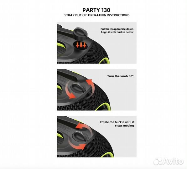 Портативная колонка Hopestar Party Box Blue