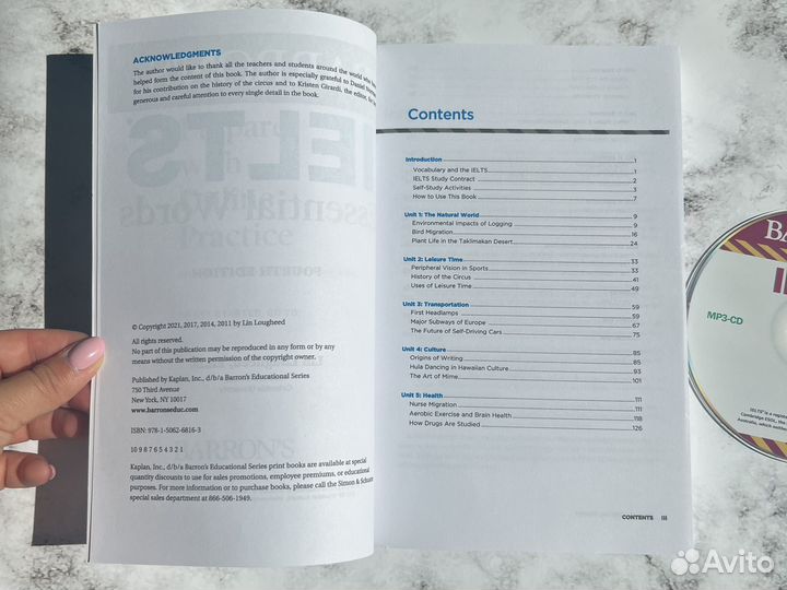 Barron's ielts essential words новая книга + диск