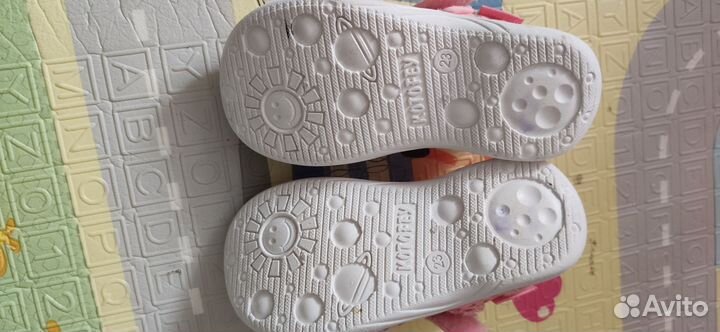 Сандалии текстильные для девочек