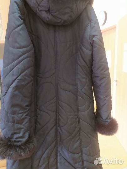 Стеганое пальто