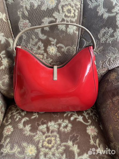 Сумка кожаная женская Италия, бу