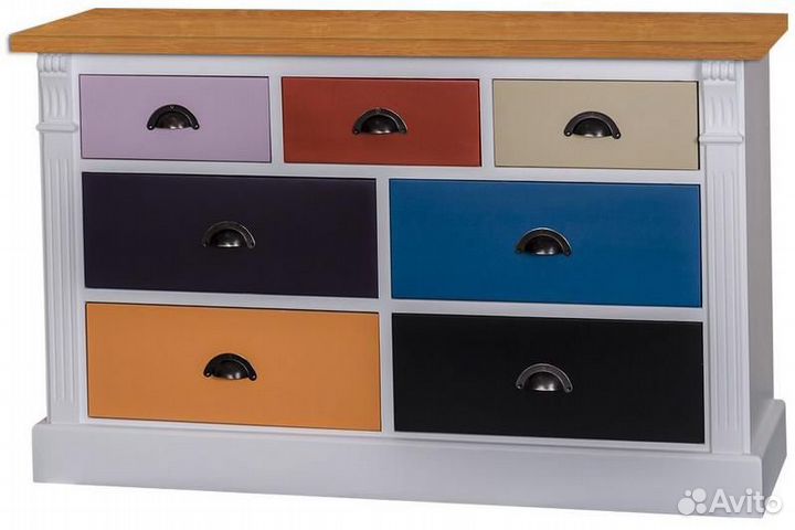 Комод с ящиками с сосновой столешницей