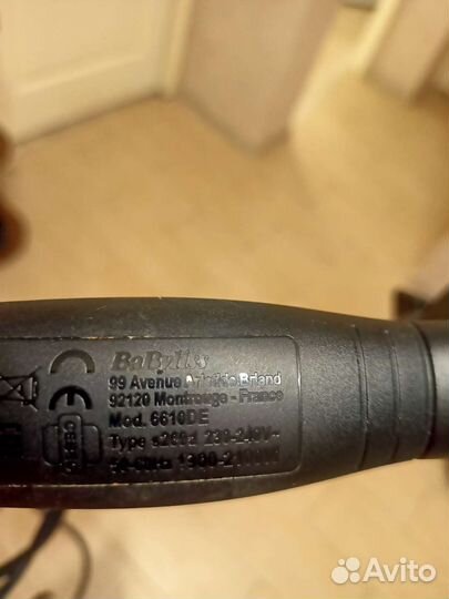 Новый Профессиональный фен Babyliss 6610de