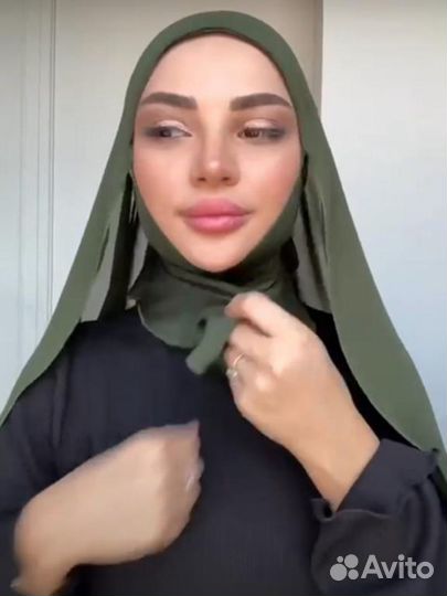 Бонька с вшитым шарфом