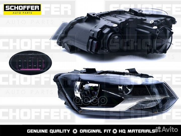 Фара правая Volkswagen Polo sedan (V 2015-2020)