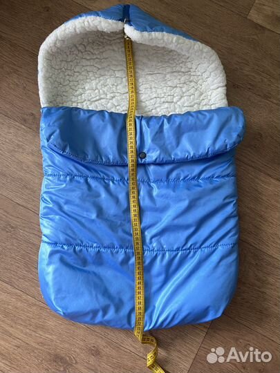 Зимний конверт в коляску на выписку