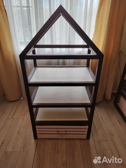 Стеллаж домик (деревянный )