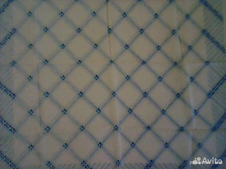 Платок Павло-Посадский новый чисто-шерстяной 83X83