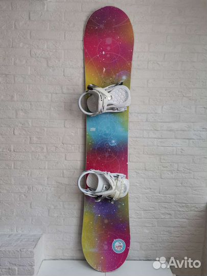 Сноуборд Prime с креплениями 147 см