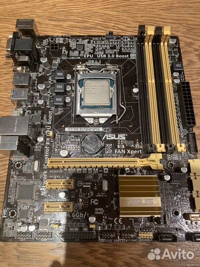 Комплект i7 4790 и b85m-g