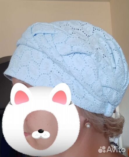 Шапочка женская хлопок