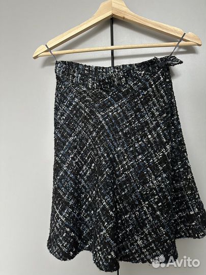 Твидовый костюм юбка+топ