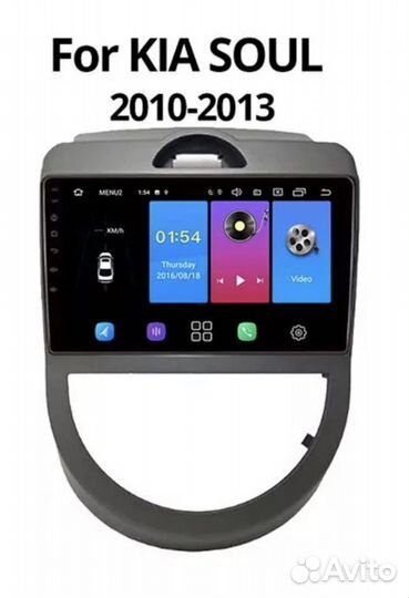 Магнитола android 10 2/32 Gb Kia soul 1