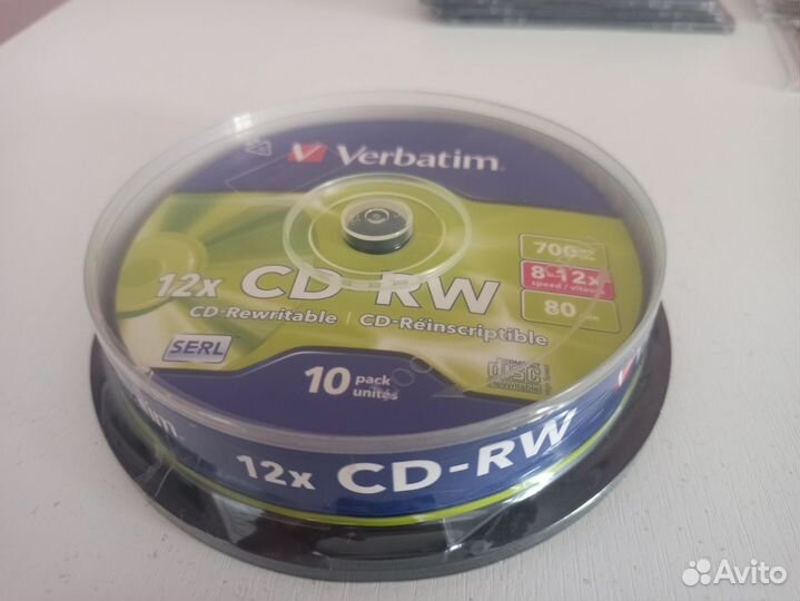 Диски CD-R Printable, CD-RW, DVD+RW