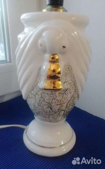 Настольная лампа Фаянс Винтаж