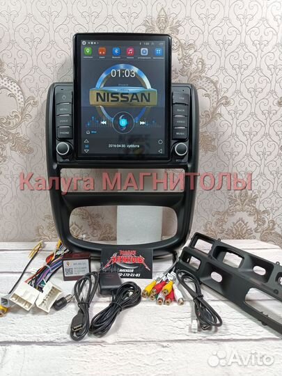 Магнитола Nissan Terrano на Андроиде новая Tesla