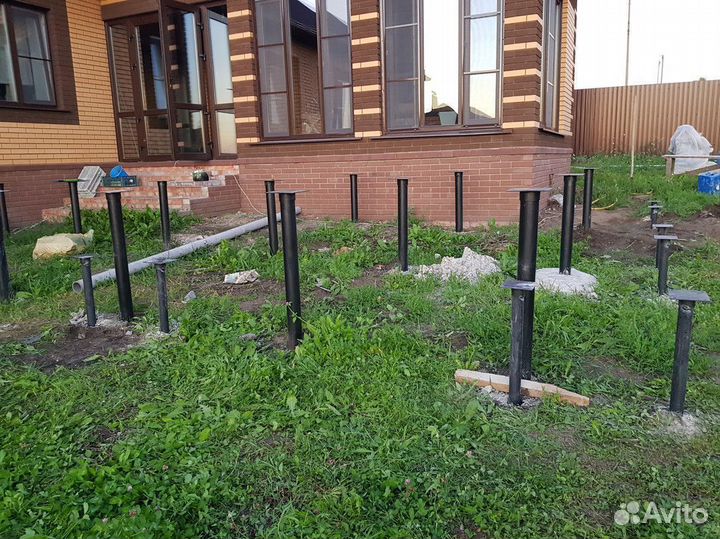 Винтовые сваи под ключ. Свайно винтовой фундамент