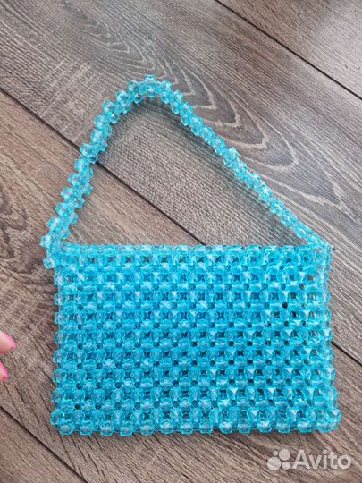 Cумка из акриловых бусин